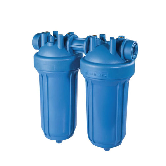 Atlas Filter Housing DP Duo 10" Big Blue Kit 1.5"