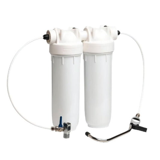 Atlas Filtri DP Bravo Duo Complete Underbench Kit Just add a 10" Standard Cartridge