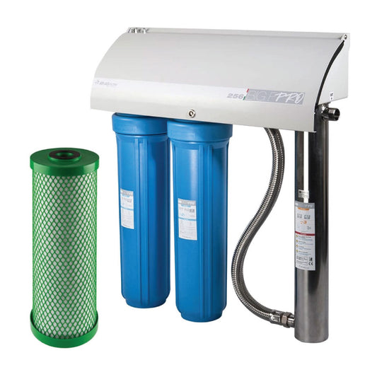 Atlas Filtri Big F Pro 256 UV System Inc. 20" Big Prefilters w/ Carbon