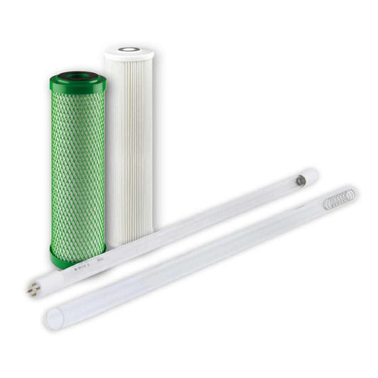 Atlas Filtri Big F Pro 256 Maintenance Kit Inc. Filters, Lamp & Sleeve - Carbon