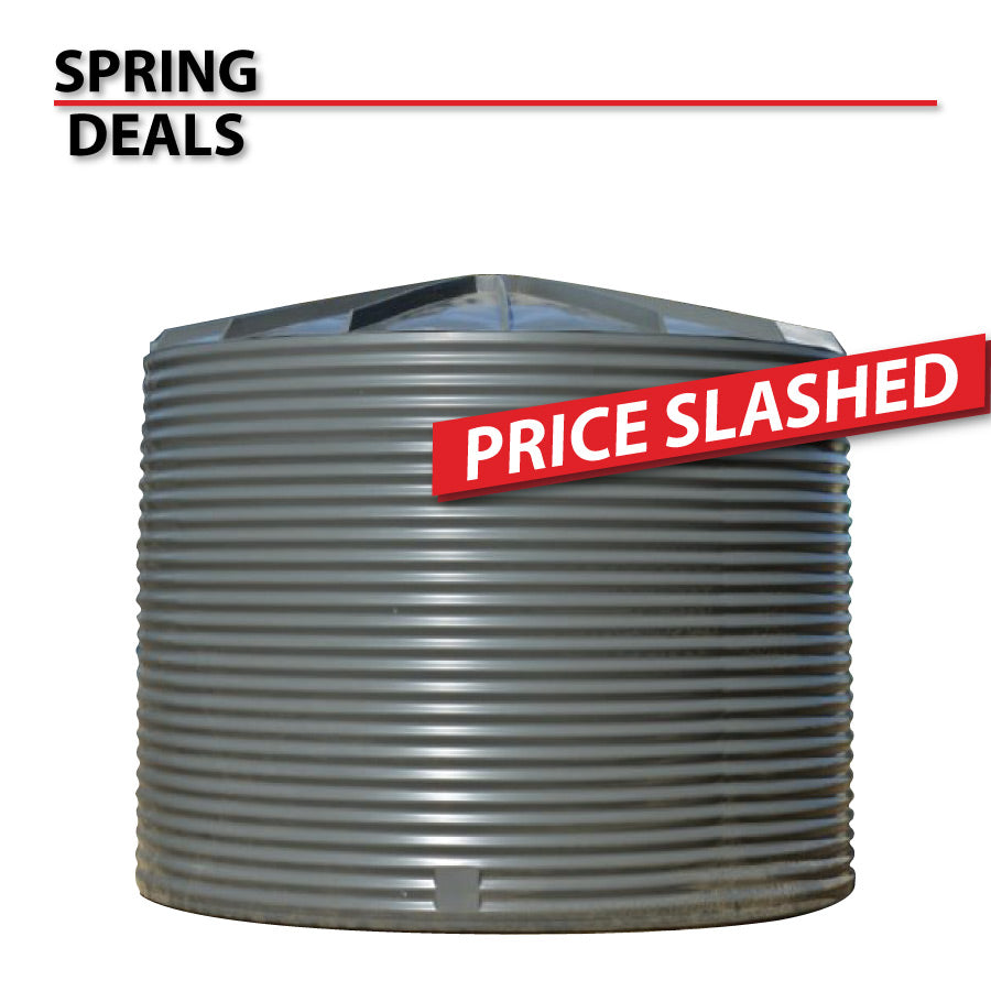 14,100 Litre Corrugated Poly Water Tank