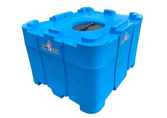 900L Cube Water Cartage Tank - Blue