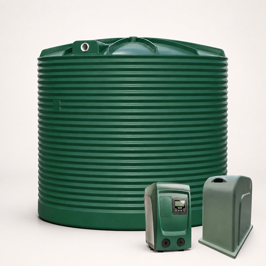 10,000 L Corrugated Poly Tank + DAB EsyBox Mini