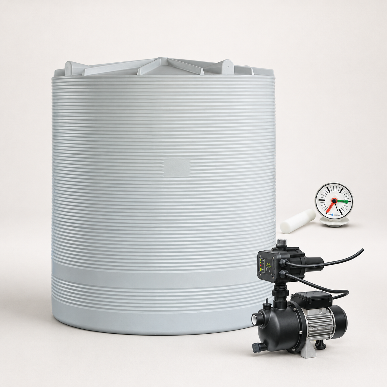 5,000L Corrugated Water Tank + UP-Tech Pump Package