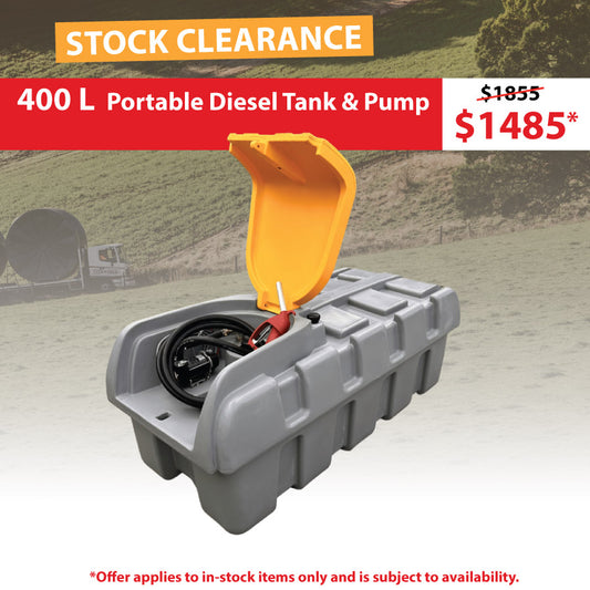 400 L Portable Diesel Tank & Pump