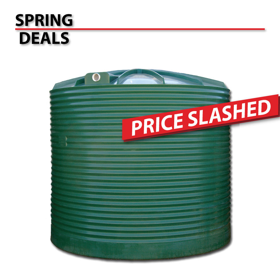 10,000 Litre Corrugated Poly Water Tank