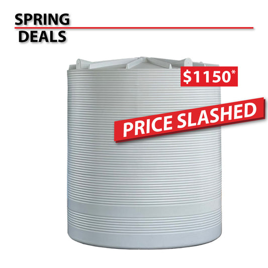 5,000 Litre Corrugated - Mini Orb Poly Water Tank