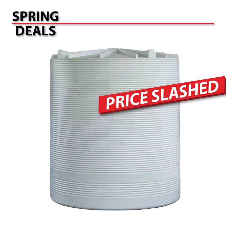 5,000 Litre Corrugated - Mini Orb Poly Water Tank