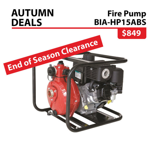 Bianco Vulcan 6.5HP Fire Pump Single Impeller